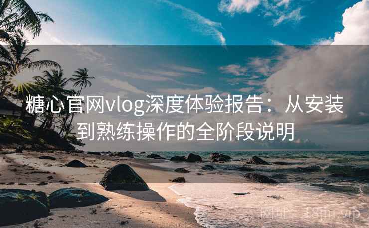 糖心官网vlog深度体验报告：从安装到熟练操作的全阶段说明