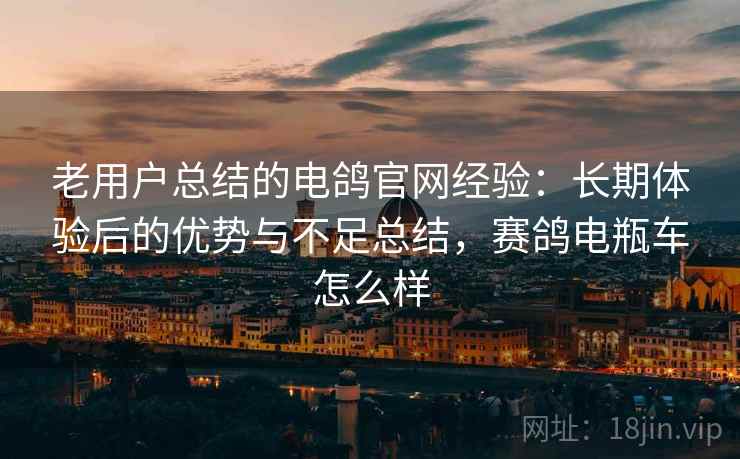 老用户总结的电鸽官网经验：长期体验后的优势与不足总结，赛鸽电瓶车怎么样