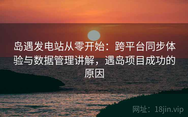 岛遇发电站从零开始：跨平台同步体验与数据管理讲解，遇岛项目成功的原因