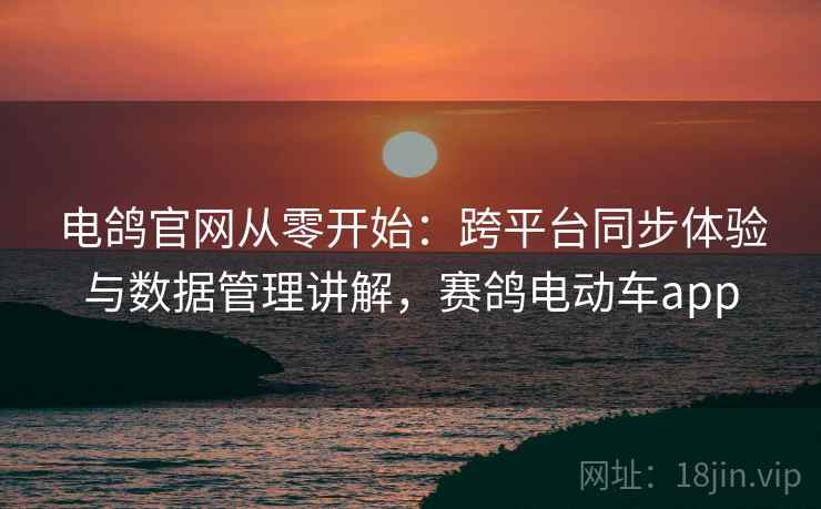 电鸽官网从零开始：跨平台同步体验与数据管理讲解，赛鸽电动车app