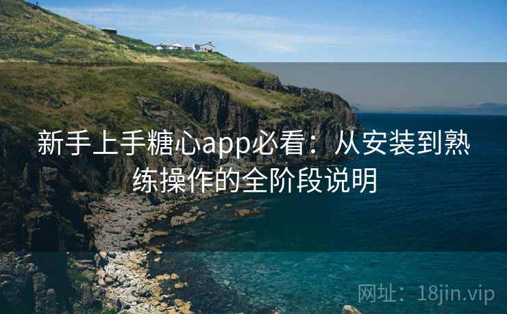 新手上手糖心app必看：从安装到熟练操作的全阶段说明