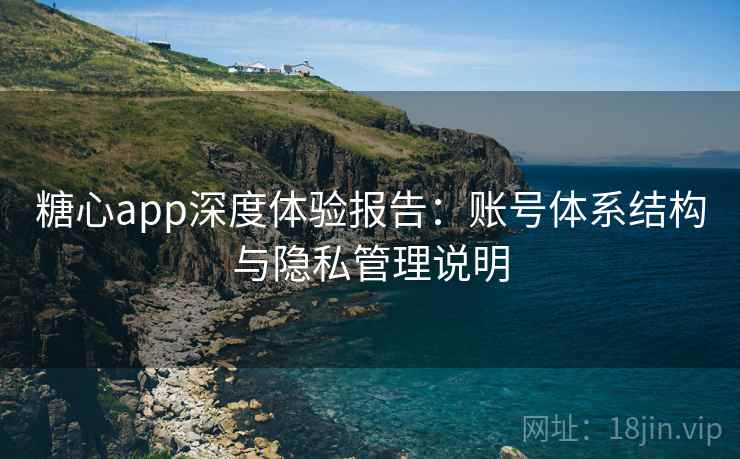 糖心app深度体验报告：账号体系结构与隐私管理说明