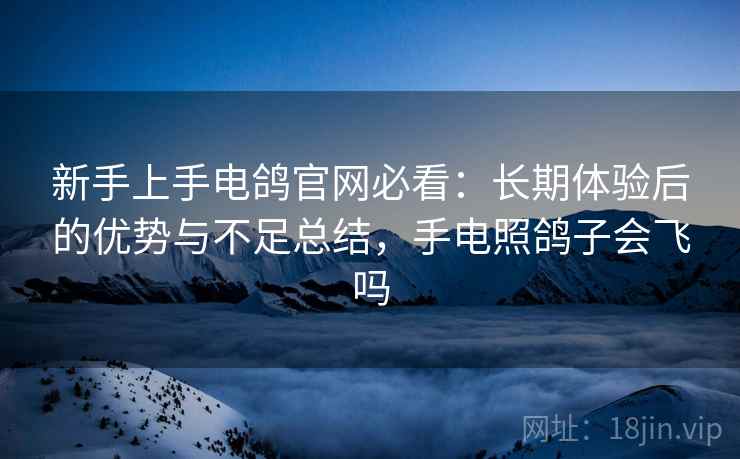 新手上手电鸽官网必看：长期体验后的优势与不足总结，手电照鸽子会飞吗