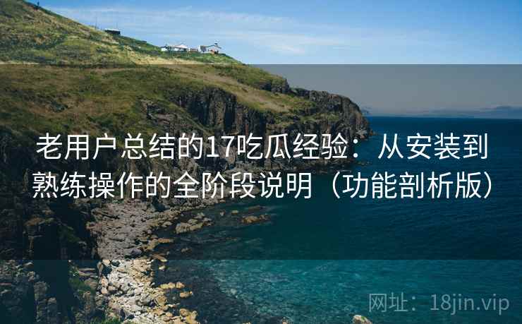 老用户总结的17吃瓜经验：从安装到熟练操作的全阶段说明（功能剖析版）