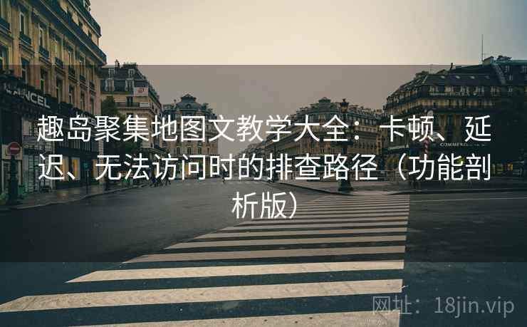 趣岛聚集地图文教学大全：卡顿、延迟、无法访问时的排查路径（功能剖析版）