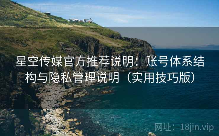 星空传媒官方推荐说明：账号体系结构与隐私管理说明（实用技巧版）